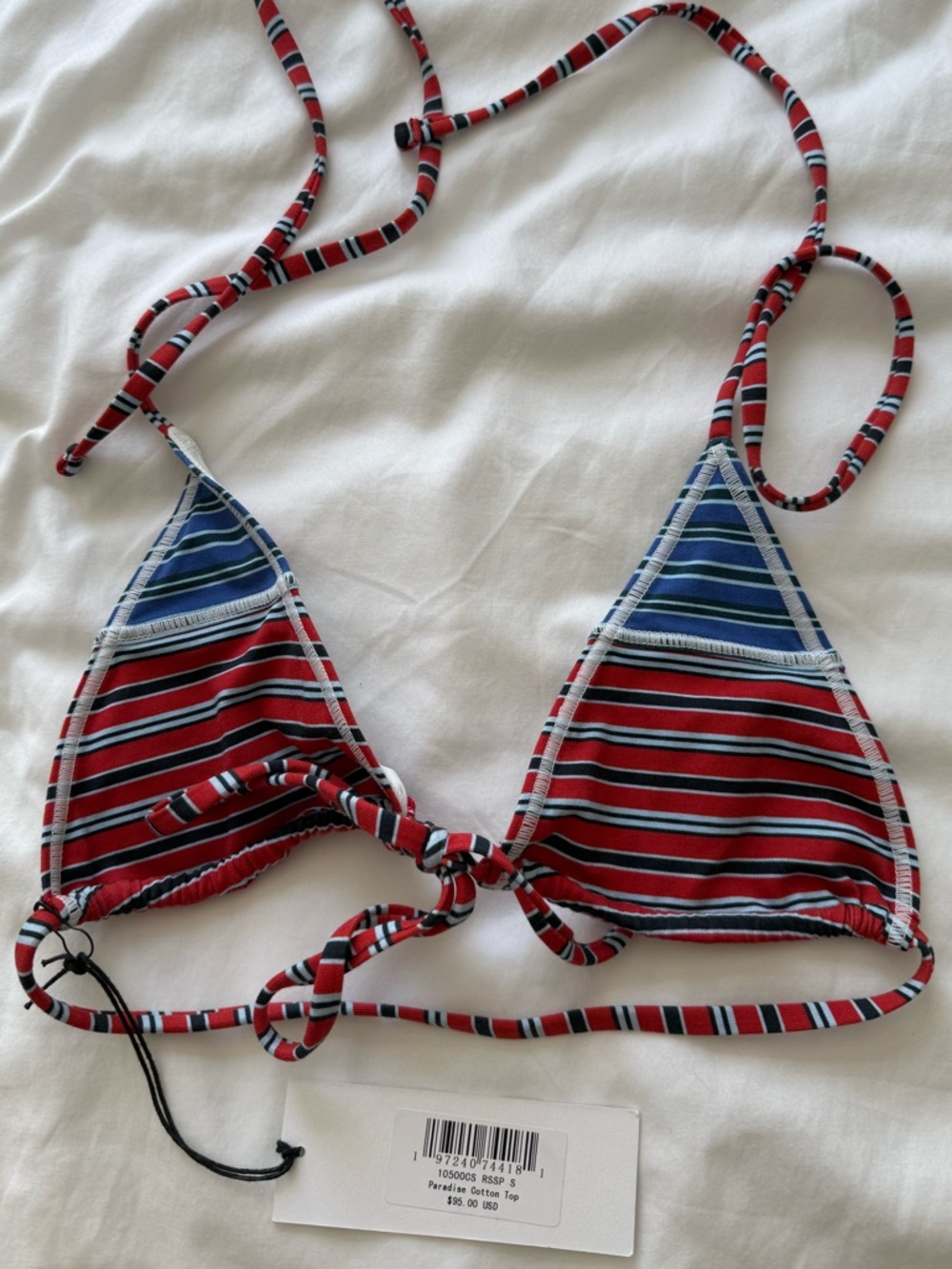 Frankie's Bikinis - Paradise Cotton Bikini Top